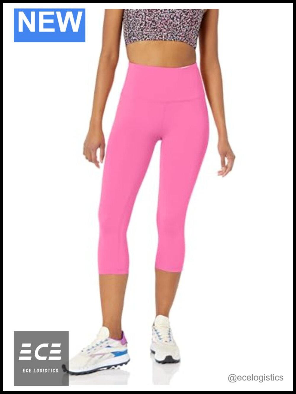 High Waisted Active Sculpt Cropped Capri Leggings